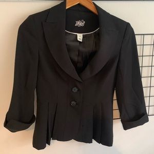 White House Black Market 3/4 Sleeve Peplum Jacket